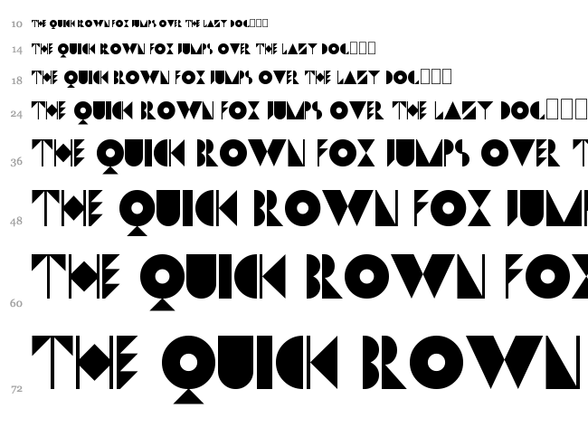Dwiggins Initials KK font waterfall